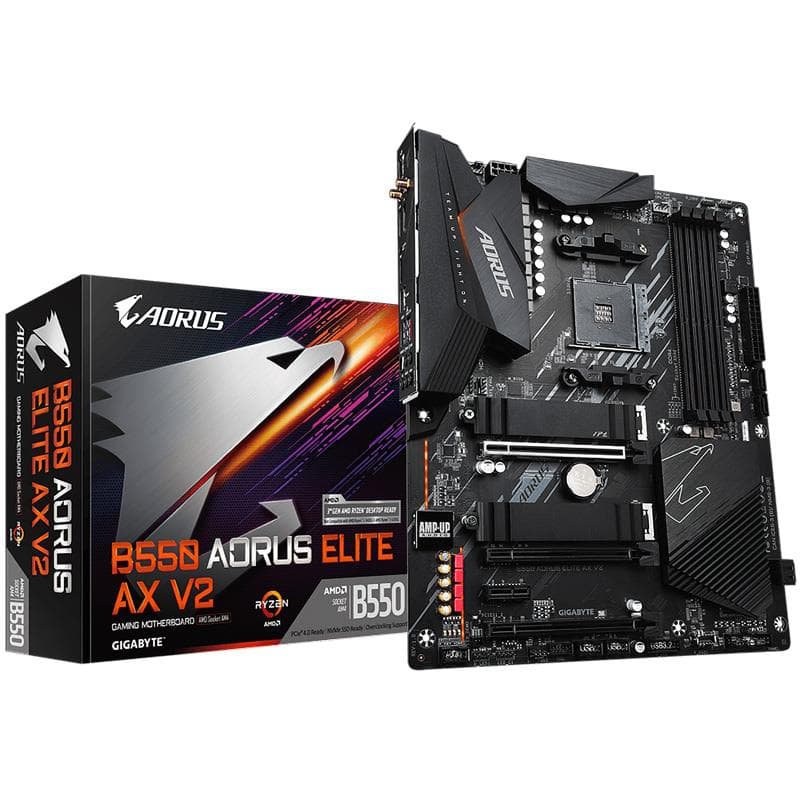 Motherboard Gigabyte B550 Aorus Elite AX V2 AM4 · Gigabyte