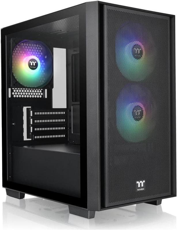 GABINETE GAMER THERMALTAKE VERSA H16 TG ARGB BLACK TEMP GLASS