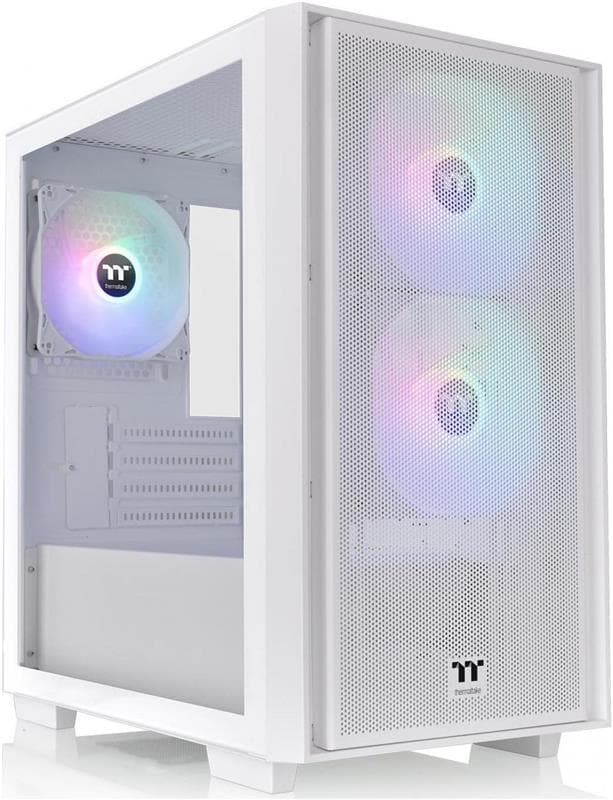 GABINETE GAMER THERMALTAKE VERSA H16 TG ARGB SNOW WHITE TEMP GLASS