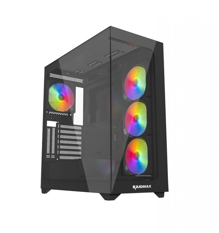 GABINETE GAMER RAIDMAX INFINITA i800 FISHTANK TG RGB
