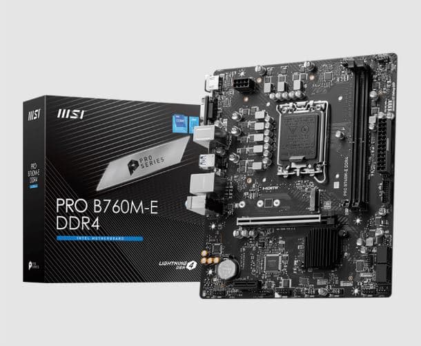 Motherboard MSI PRO B760M-E DDR4 S1700 · MSI