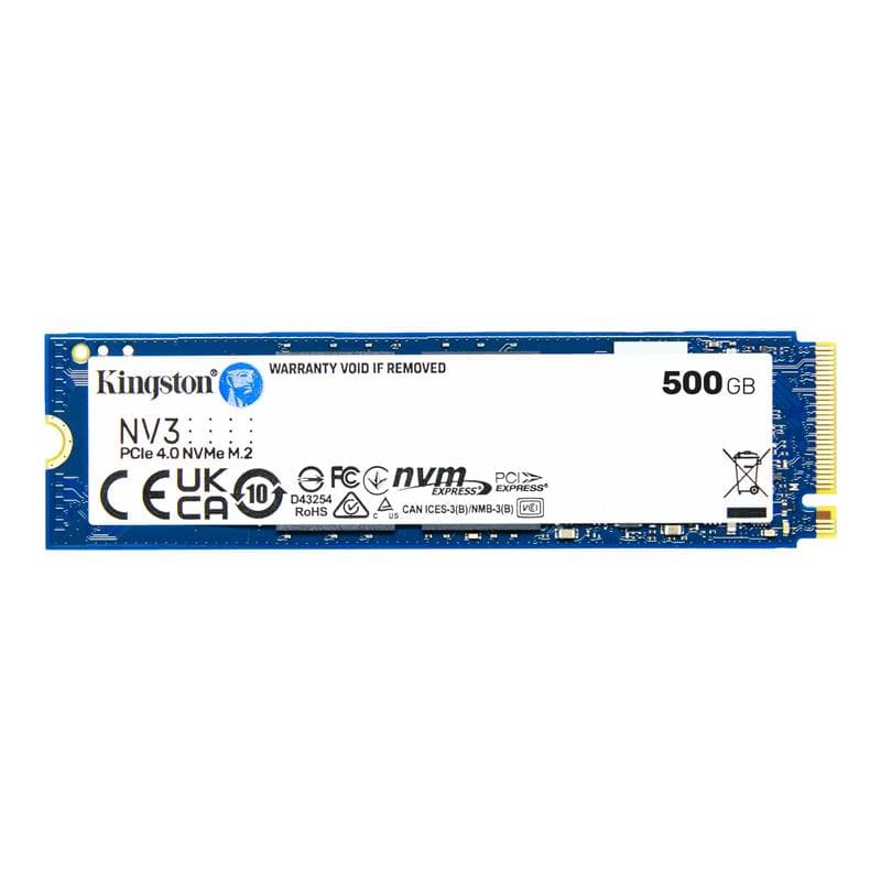 Disco Solido Ssd 500gb Kingston Nv3 m.2 Nvme Pcie X4 4.0 (Similar 480GB 512GB) · Kingston