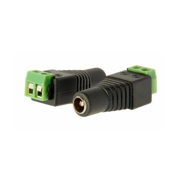 Cctv conector Jack hembra a tornillo para alimentación - Imagen 1