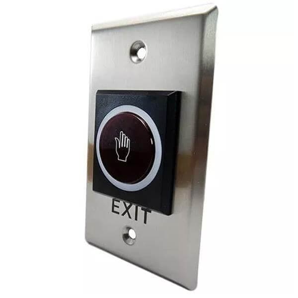 Control de Acceso Unitech - Boton Exit En Acero - Imagen 1