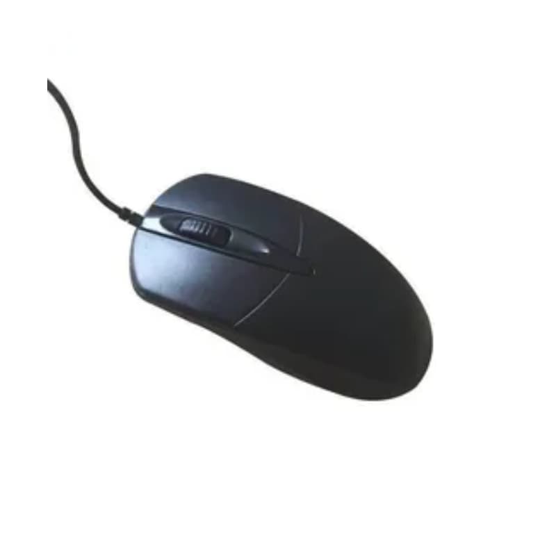 MOUSE OPTICO GMX KM-1000 BLACK USB SOLO PKIT - Imagen 1