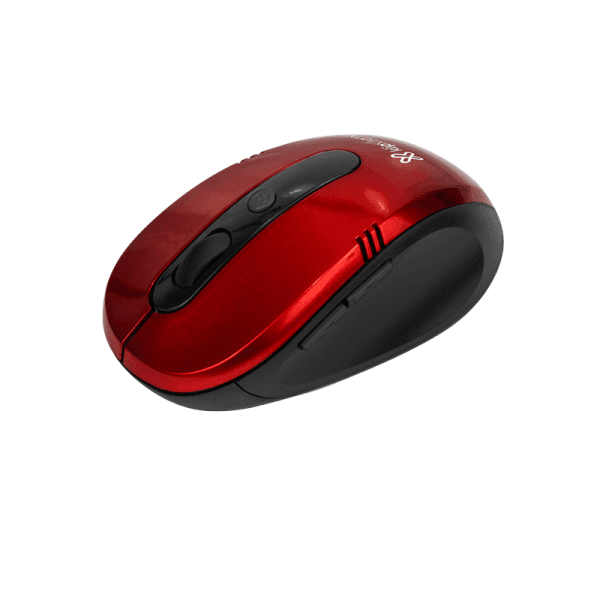 Mouse KLIPXTREME WIRELESS KMW-340RD 6 BOTONES NANO DONGLE RED VECTOR KMW-340RD - Imagen 1
