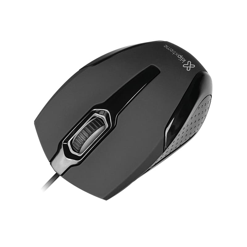 MOUSE KLIPXTREME OPTICO USB GALET 1000DPI (KMO-120BK) - Imagen 1