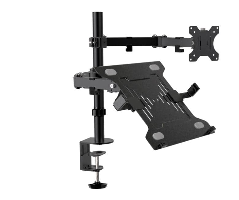 SOPORTE MONITOR Y NOTEBOOK KLIPXTREME KMM-301 13 A 32 PESCRITORIO (KMM-301) - Imagen 1