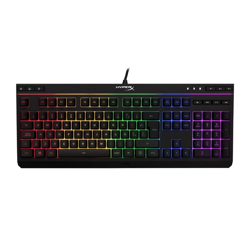 TECLADO GAMER HYPERX ALLOY CORE RGB HX-KB5ME2-LA (4P4F5AIAC8) - Imagen 1
