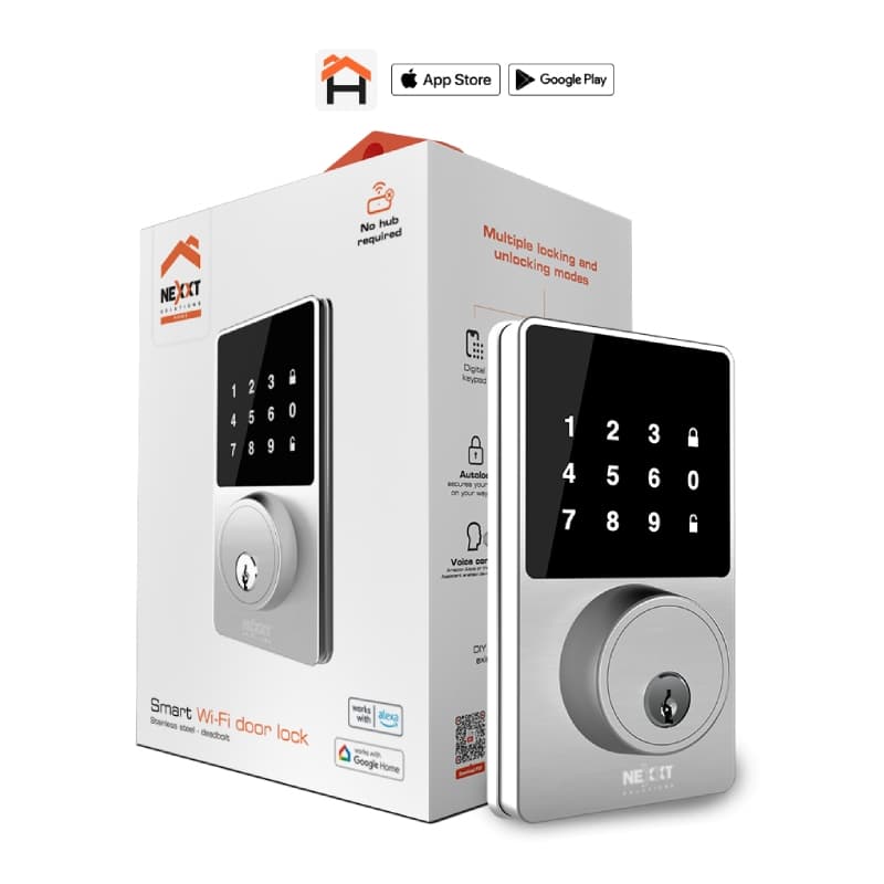 CERRADURA INTELIGENTE NEXXT CON CONEXION WIFI -SMART HOME (NHS-D100) - Imagen 1