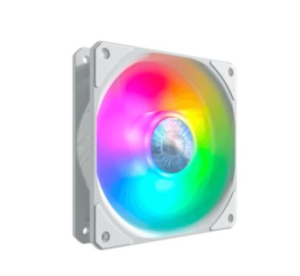 FAN COOLER MASTER SICKLEFLOW 120MM ARGB WHITE EDITION (MFX-B2DW-18NPA-R1) - Imagen 1