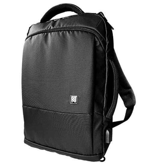 MOCHILA NOTEBOOK KLIPXTREME Bizman 2 EN 1 156 NEGRO C CARGA USB (KNB-895) - Imagen 1