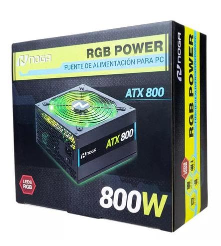 FUENTE ATX 800 WATT NOGANET BOX COOLER SATA (ATX 800) - Imagen 1