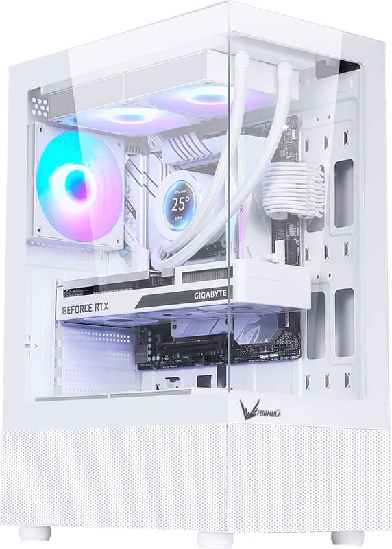 GABINETE FORMULA V CRYSTAL Z1 WHITE - Imagen 1