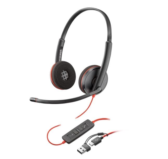 AURICULAR CMIC POLY BLACKWIRE 3220 USD-C (8X228A6) - Imagen 1