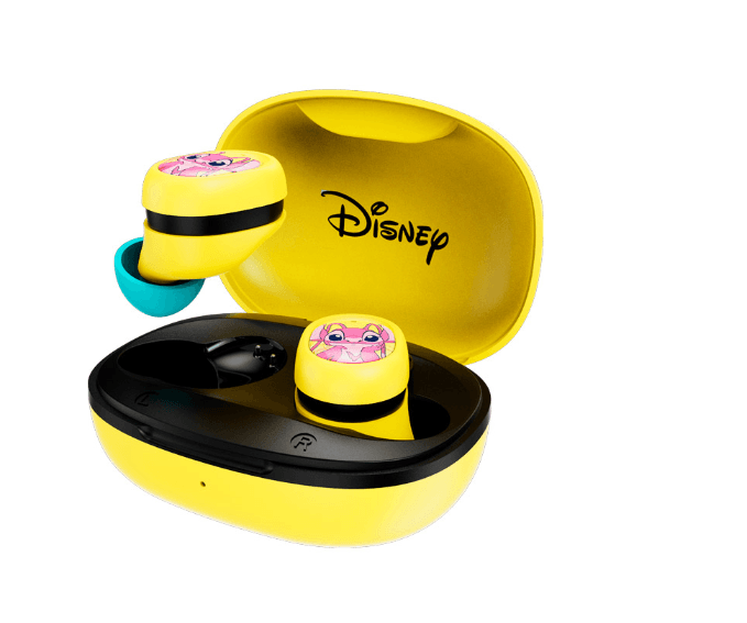 AURICULAR XTECH IN-EAR (TWS) CON MIC EDICION STITCH AMARILLOS (XHT-D701ST-YL) - Imagen 1