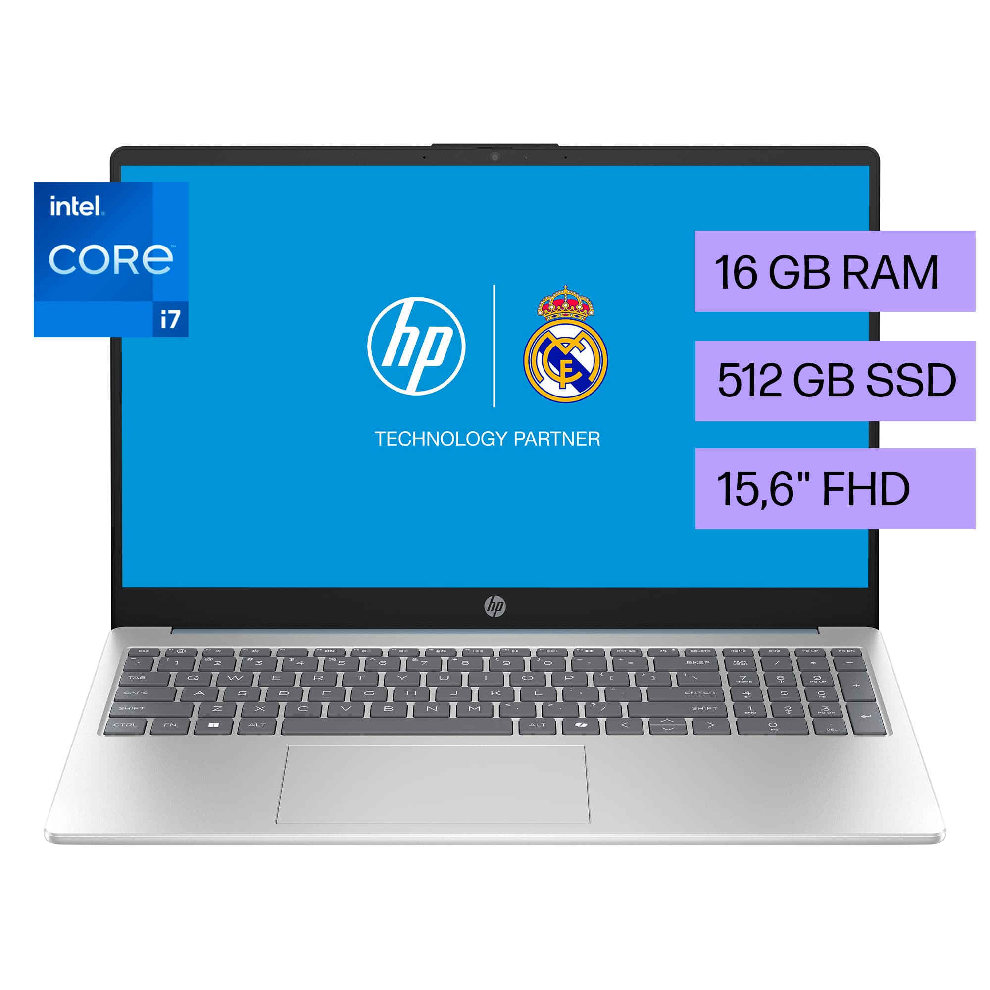 NOTEBOOK HP 15-FD0272LA i7-1355U 16GB 512GB 156 FHD W11HSL (B9TY7LAAC8) - Imagen 1