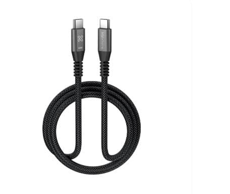 CABLE KLIPXTREME KX POWER GO POWER GO 250 KX USB-C CABLE 60W 480mbps 6ft180mts BRAIDED (KAC-250-6 - Imagen 1