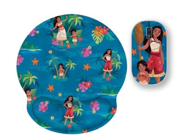 COMBO XTECH MOUSE Y PAD MOUSE EDICION MOANA (XTM-DKT3MO) - Imagen 1