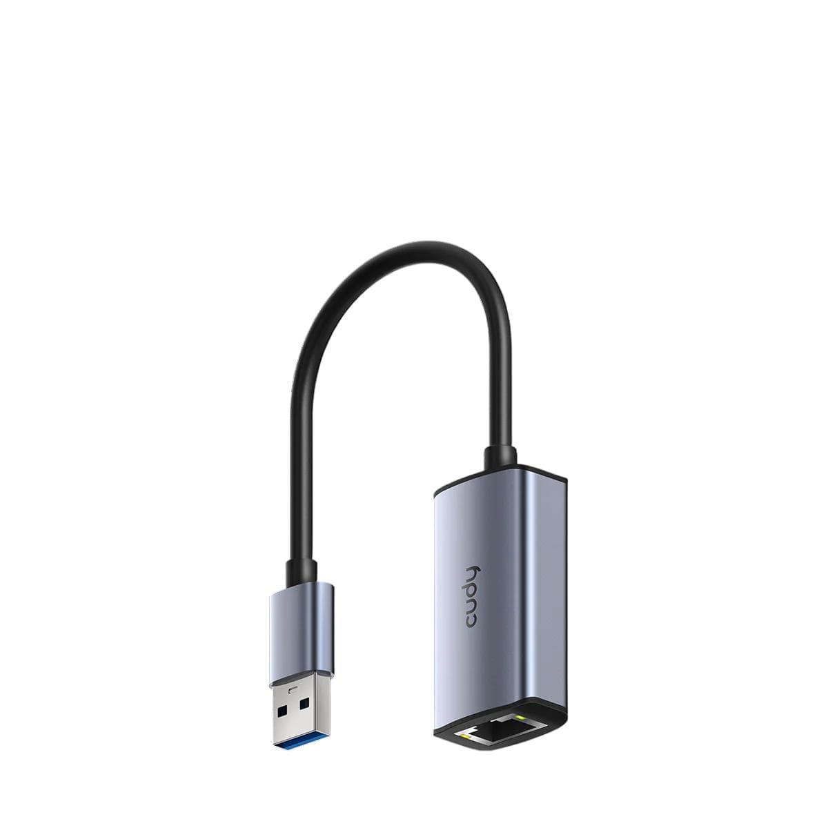 ADAPTADOR CUDY USB-A A ETHERNET (UE10A) - Imagen 1