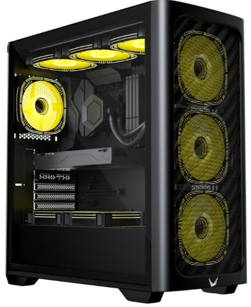 GABINETE GAMER FORMULA V LINE AIR POWER G3 PLUS BLACK - Imagen 1