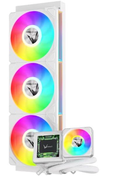 WATER COOLING FORMULA V LINE CRYO WING DIGI 360 WHITE - Imagen 1