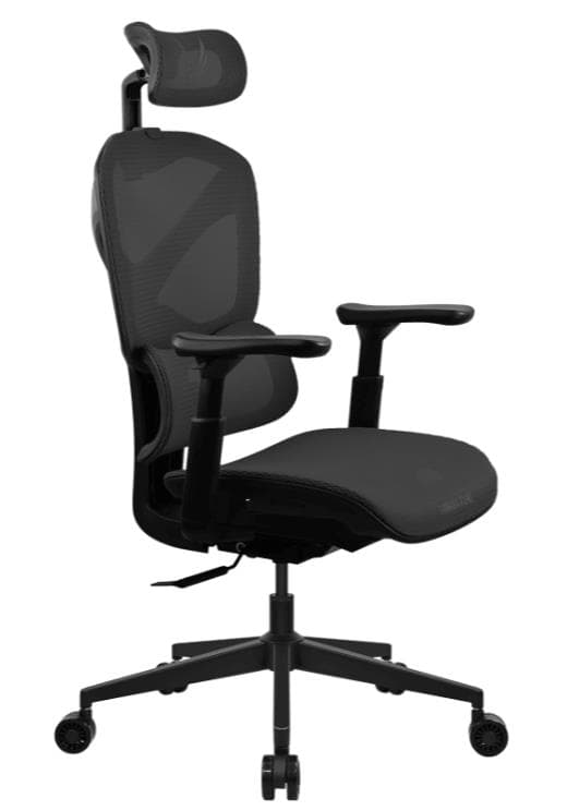 SILLA GAMER FORMULA V ERGOLUX 5 MESH BLACK - Imagen 1