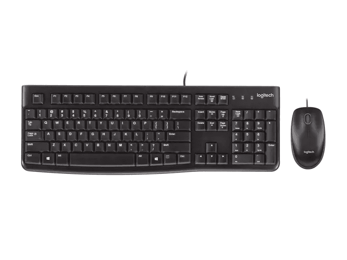 Teclado+Mouse Logitech MK120 Black 920-004428 · Logitech