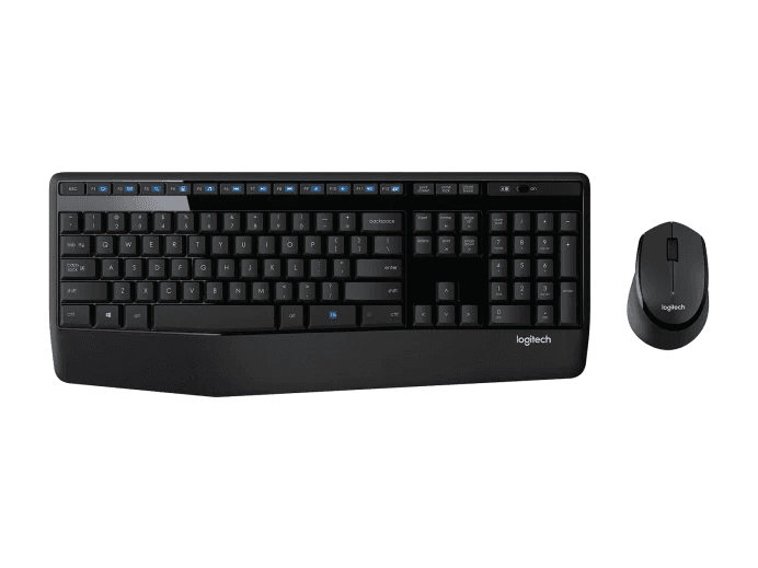 Teclado+Mouse Logitech Wir MK345 Black 920-007820 · Logitech