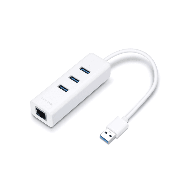 UE330 Adap USB 3.0 a Ethernet Gigabit RJ45 + Minihub (4553) · TP-Link