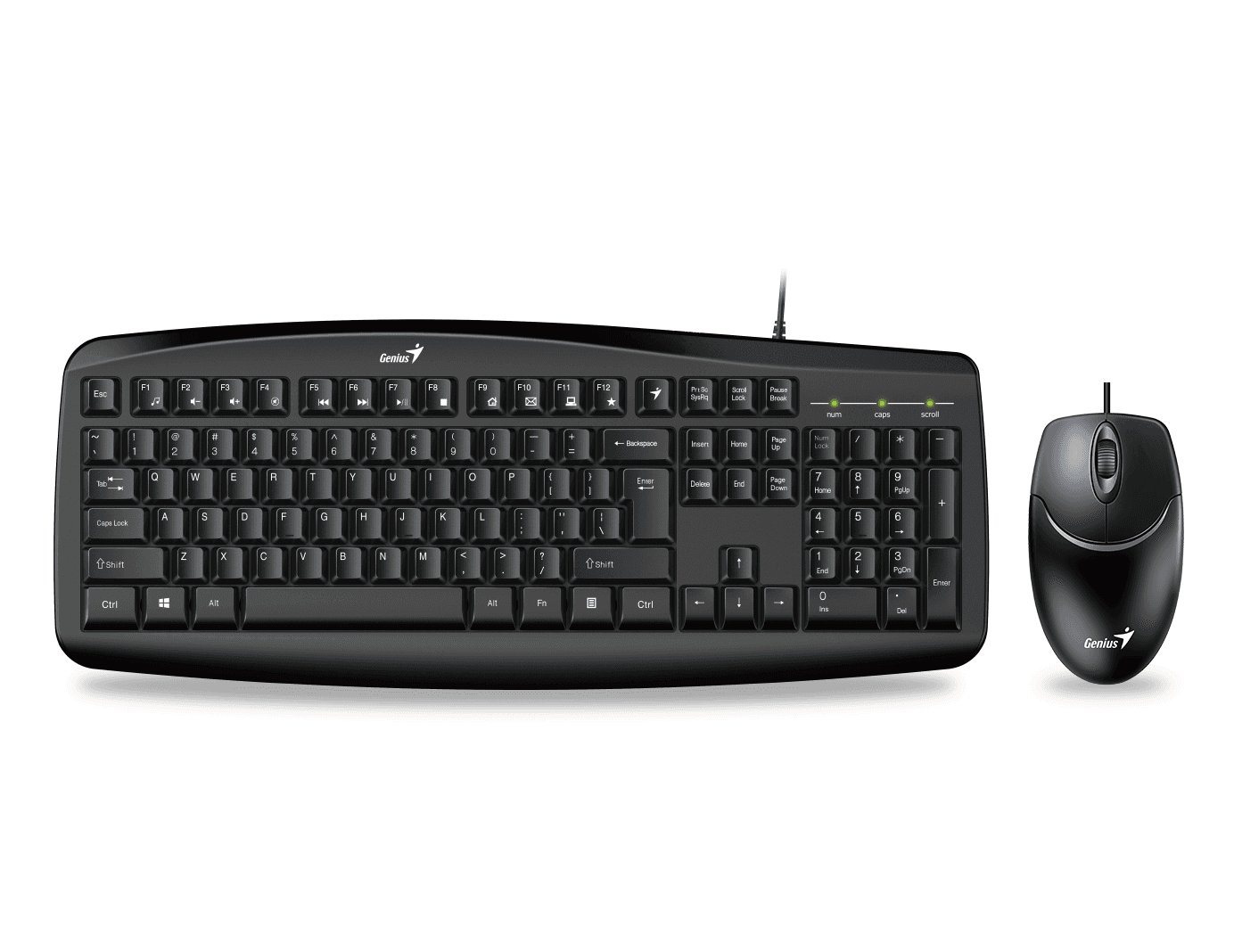 Teclado+Mouse Genius KM-200 USB BLK (6229) · Genius