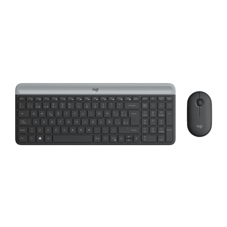 Teclado+Mouse Logitech Wir MK470 Slim Black 920-009266 · Logitech