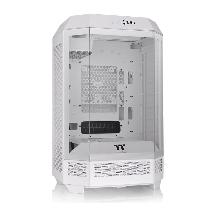Gabinete TT The Tower 300 Mid-Tower TG x3 Fan x2 Snow White (1068) · Thermaltake