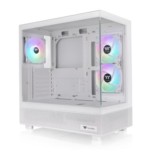 Gabinete TT View 270 Plus Mid-Tower TG x2 Fan ARGB x3 Snow White (4199) · Thermaltake
