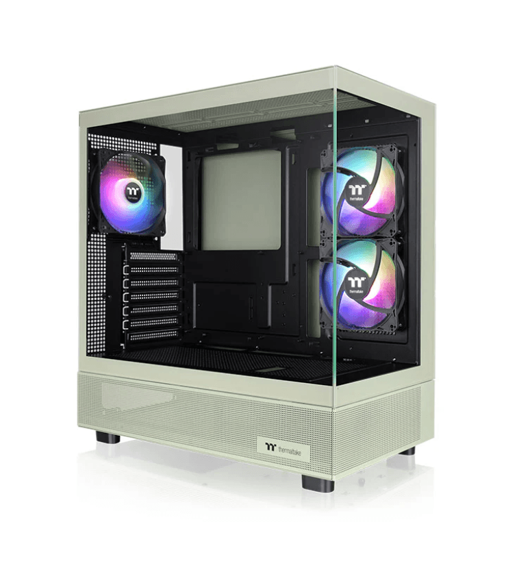 Gabinete TT View 270 Plus Mid-Tower TG x2 Fan ARGB x3 Matcha Green (4205) · Thermaltake