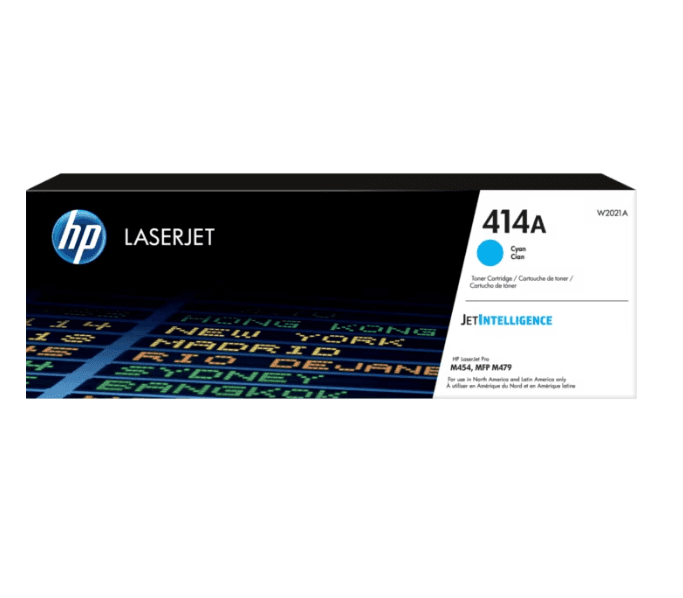 W2021A HP 414A Cyan LaserJet Toner Cartridge (6276) · HP