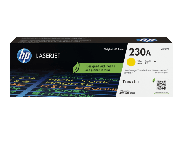 W2302A HP 230A Yellow Original LaserJet Toner Cartridge (0358) · HP