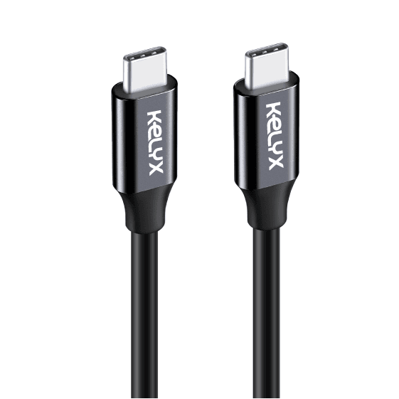 Cable Kelyx USB Type C a Type C 65W / 10Gbp - 4K ULTRA HD 1mt (7046) · Kelyx