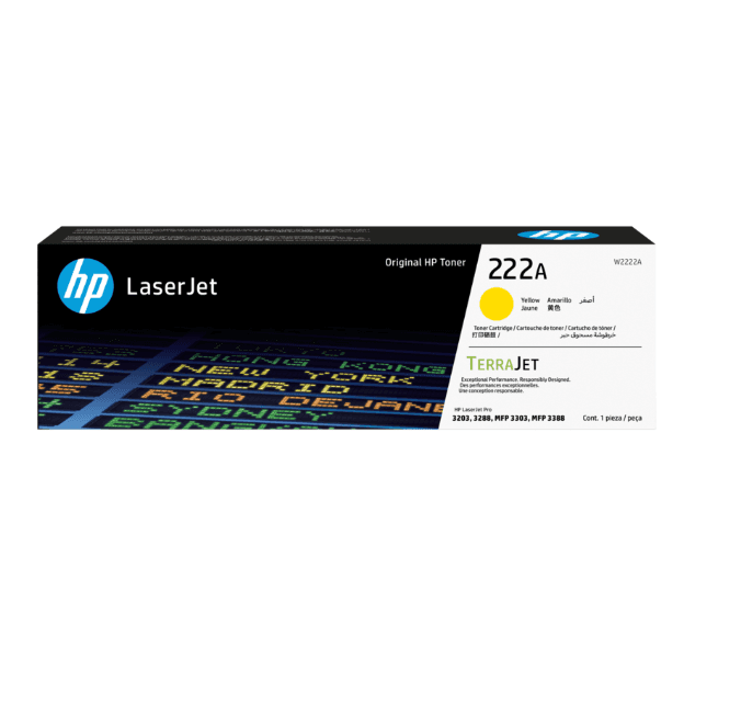 W2222A HP 222A Yel LJ Toner Cartridge (6387) · HP