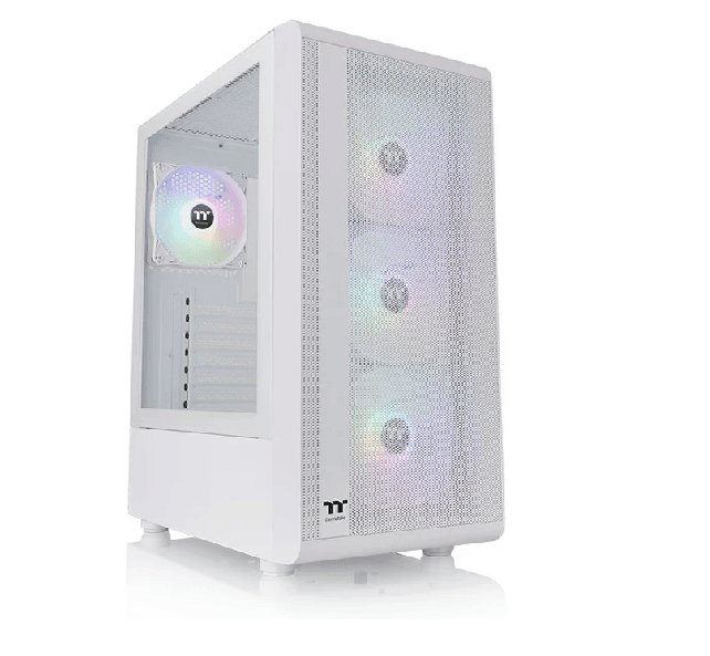 Gabinete TT S200 Mid-Tower TG Fan ARGB x4 Snow (7759) · Thermaltake
