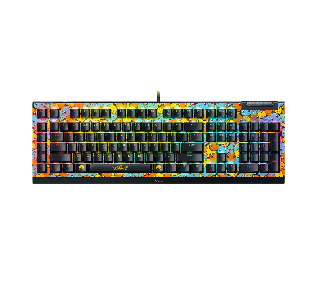 Teclado Razer BlackWidow V4 X Pokémon Edition (2943) · Razer