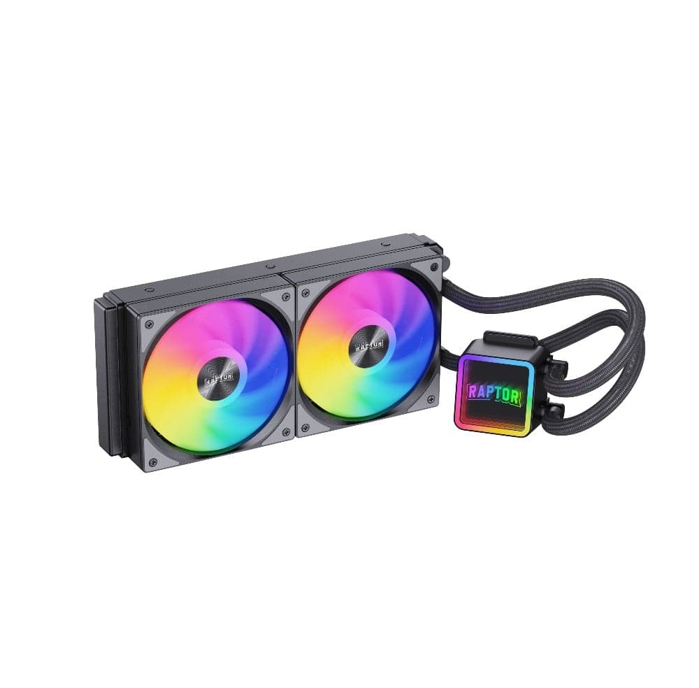 Water Cooling Raptor Aqua Core 240 2x CPU Cooler 240mm Negro (7718) · RAPTOR
