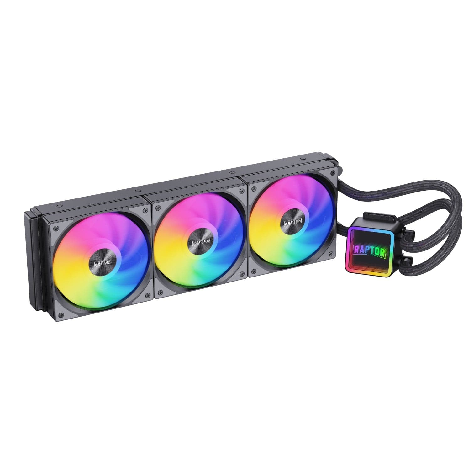 Water Cooling Raptor Aqua Core 360 3x CPU Cooler 360mm Negro (7701) · RAPTOR