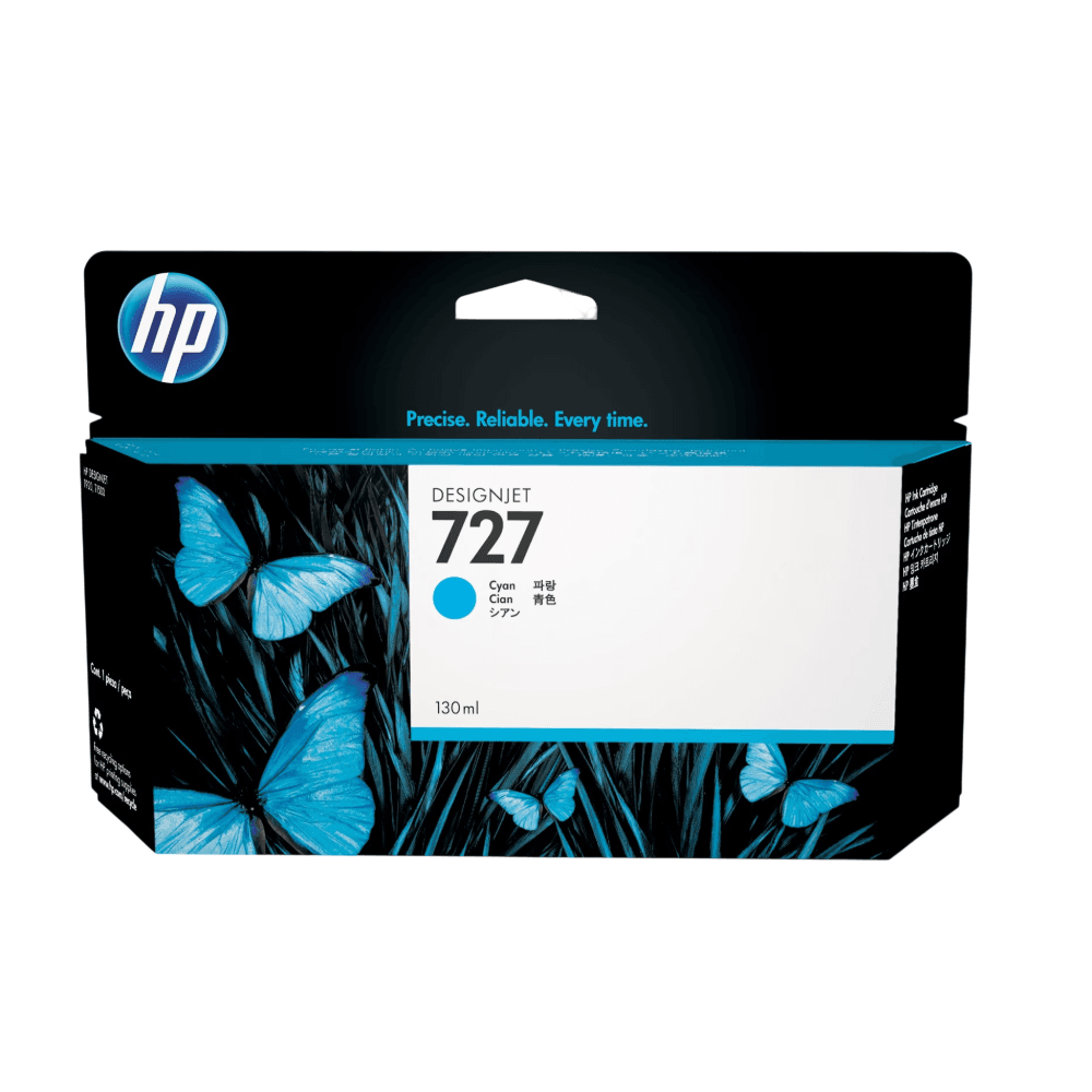 B3P19A HP 727 130-ml Cyan Designjet Ink (3741) · HP