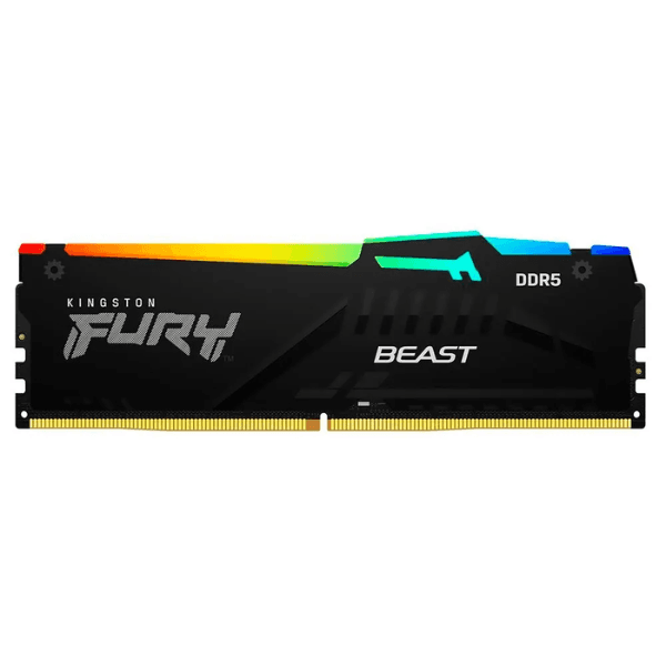 Memoria DDR5 Kingston 32Gb 6000 MHz FURY BEAST RGB Black EXPO (32Bits) (0302) · Kingston