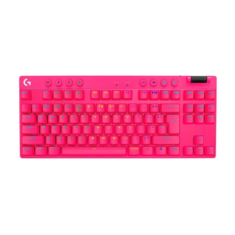 Teclado Logitech G PRO X TKL Lightspeed Inglés Magenta · Logitech