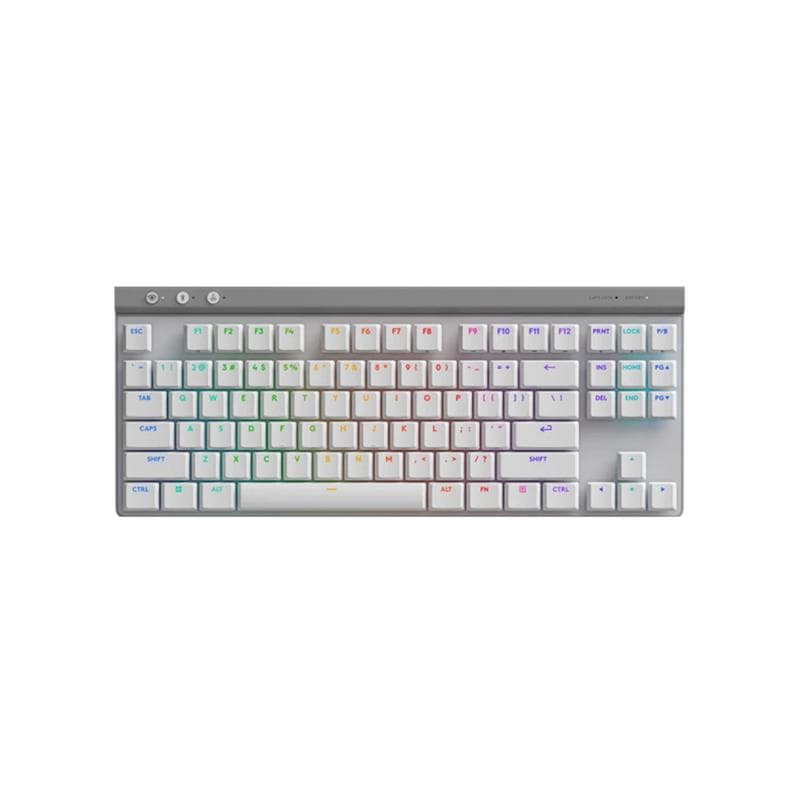 Teclado Logitech G G515 TKL Lightspeed White Español · Logitech