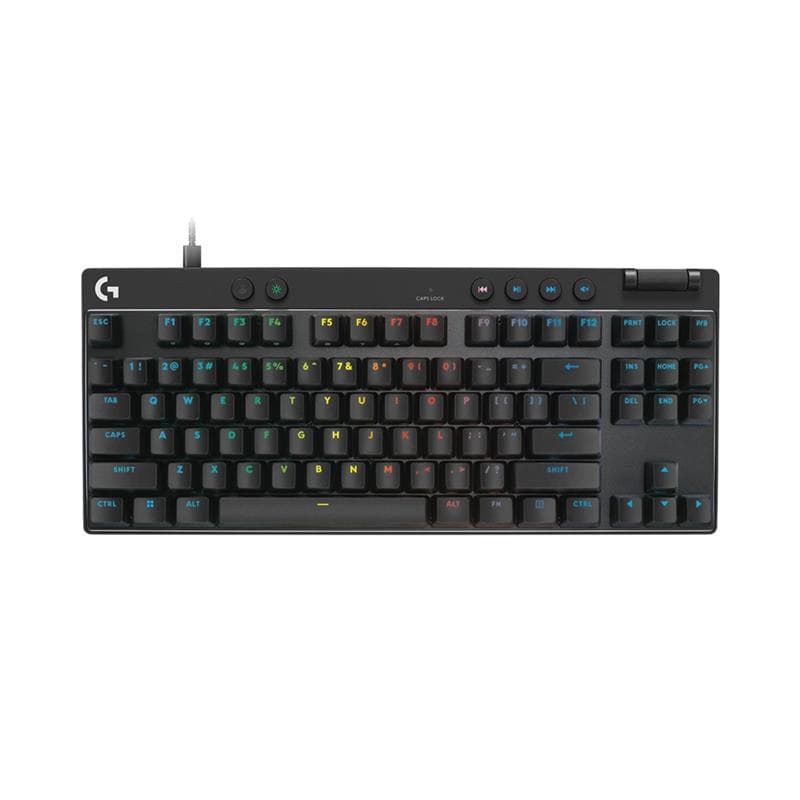 Teclado Mecánico Logitech G PRO X TKL RAPID Lightspeed Inglés Black · Logitech