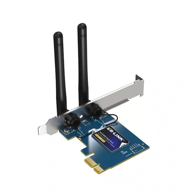 Placa de Red Wi-Fi PCIex LB-LINK BL-P650H AC650Mbps Dual Band · LBLINK