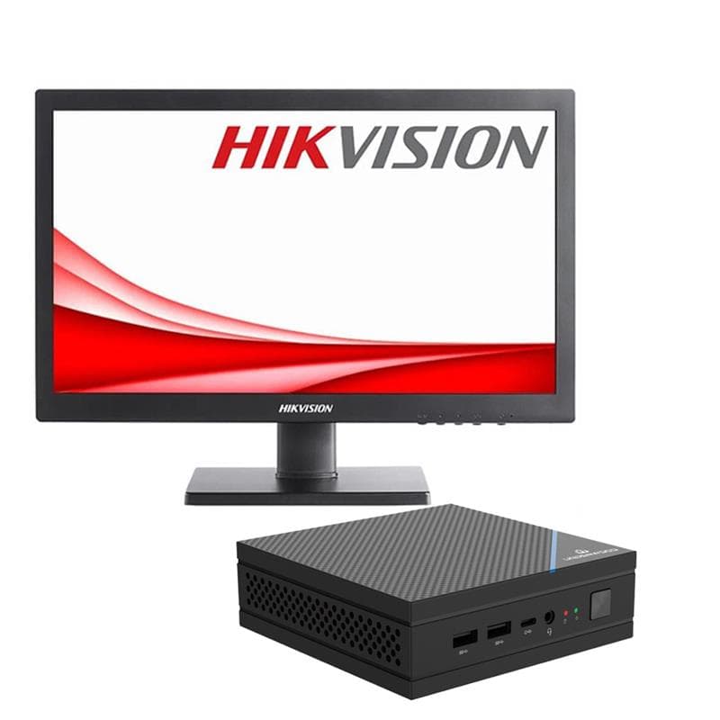 Combo MiniPC Underwood VOT 5095 + Monitor 19" Hikvision DS-D5019QE-B · UNDERWOOD